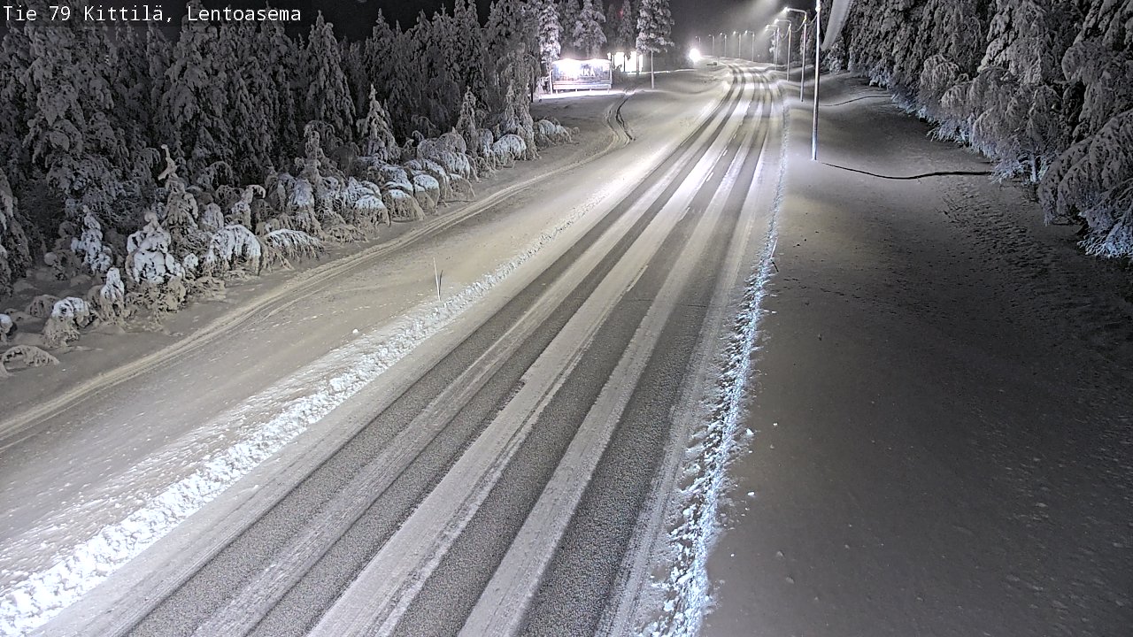 Kelikamerat Kuva Tie 79 Kittilä, Lentoasema, Kittilä, Lappi