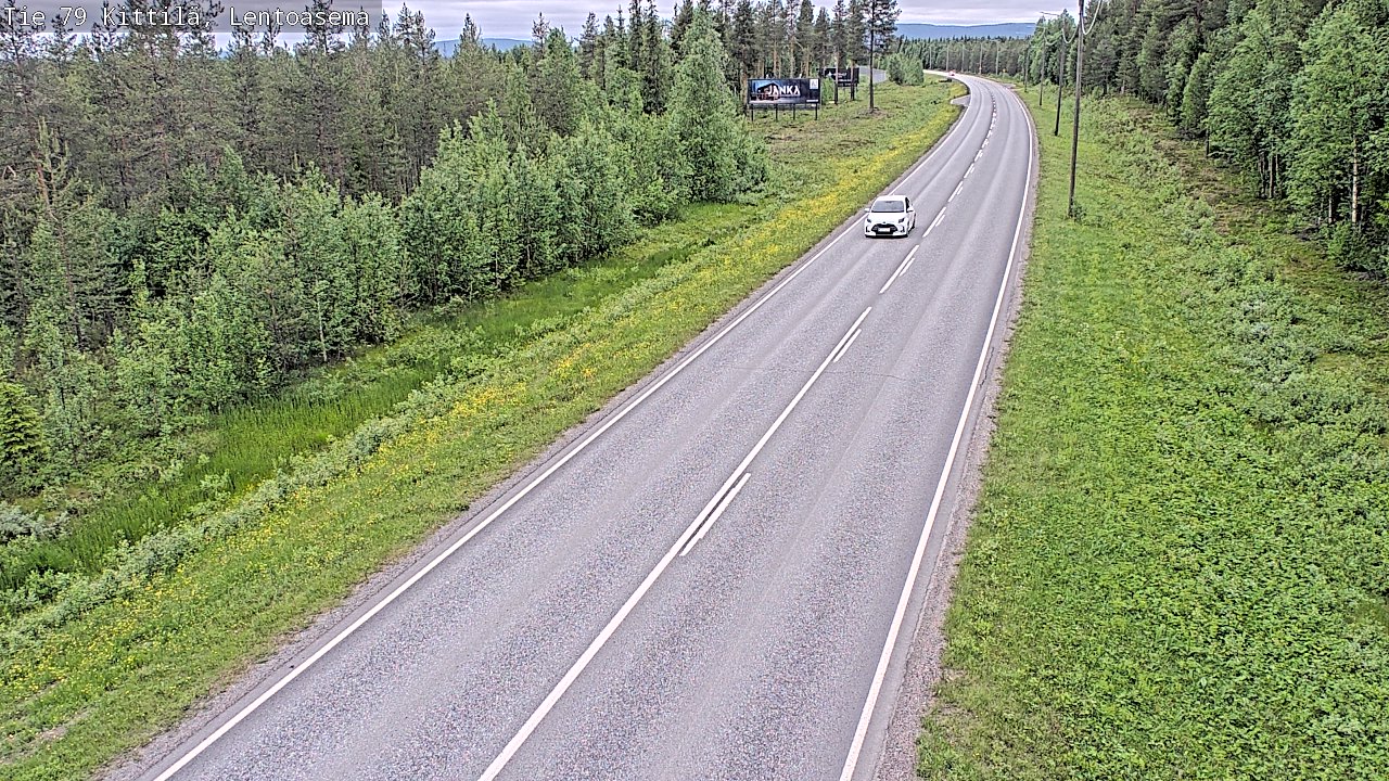 Kelikamerat Kuva Tie 79 Kittilä, Lentoasema, Kittilä, Lappi