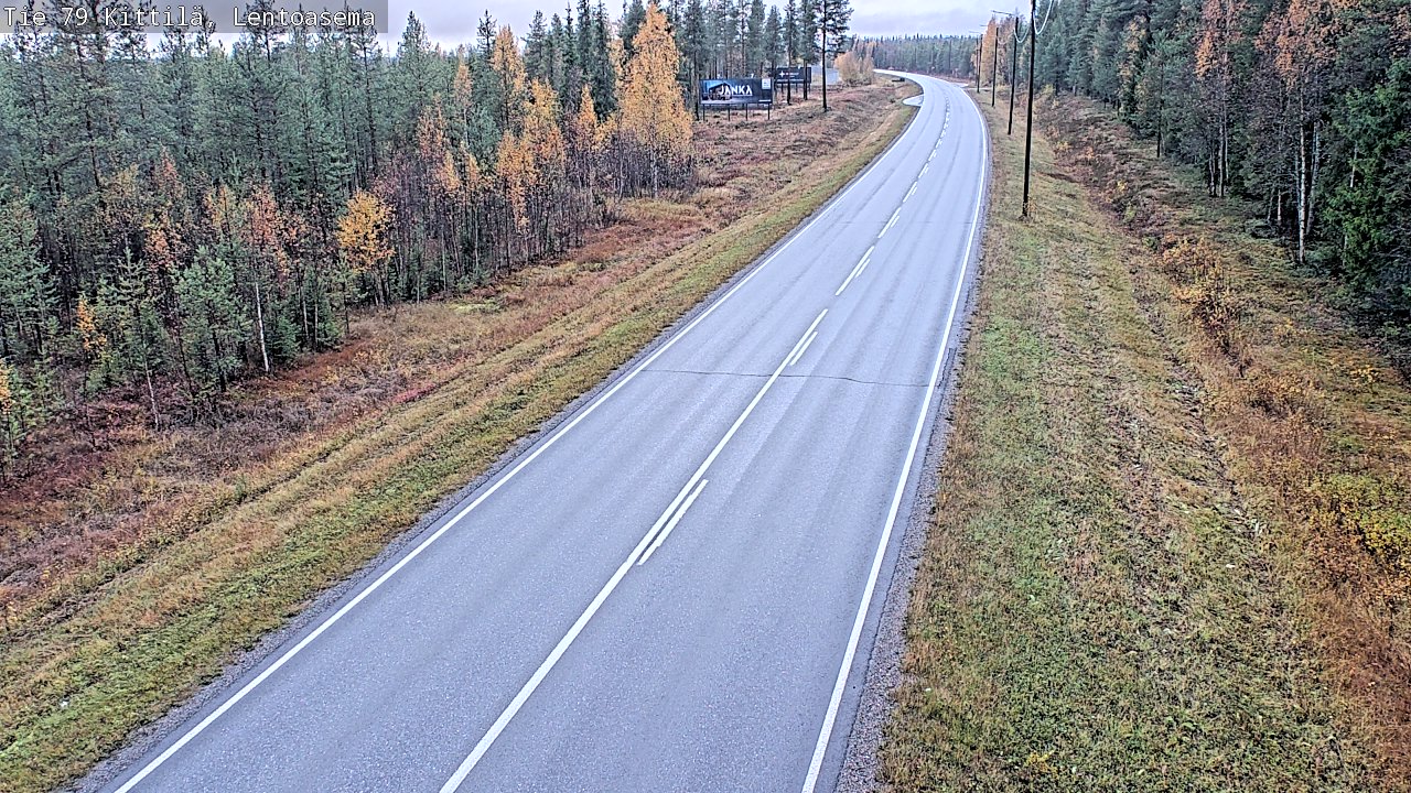 Kelikamerat Kuva Tie 79 Kittilä, Lentoasema, Kittilä, Lappi