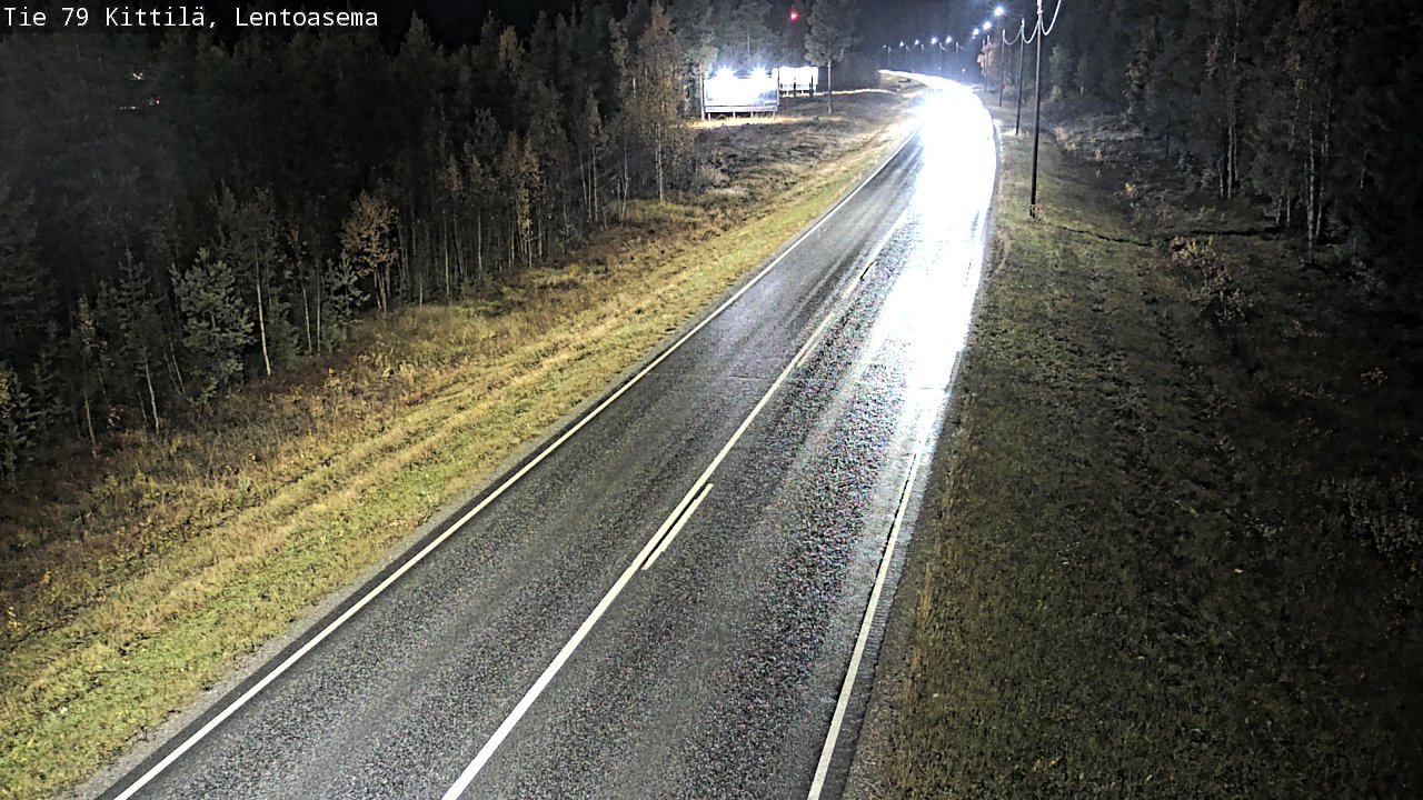 Kelikamerat Kuva Tie 79 Kittilä, Lentoasema, Kittilä, Lappi