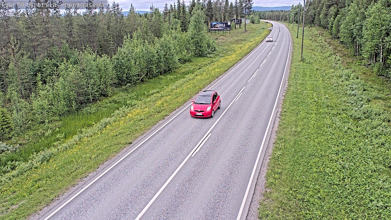 Kelikamerat Kuva Tie 79 Kittilä, Lentoasema, Kittilä, Lappi