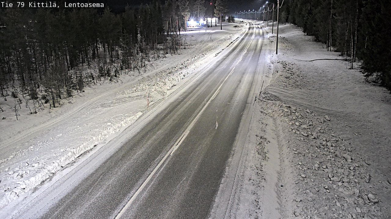 Kelikamerat Kuva Tie 79 Kittilä, Lentoasema, Kittilä, Lappi