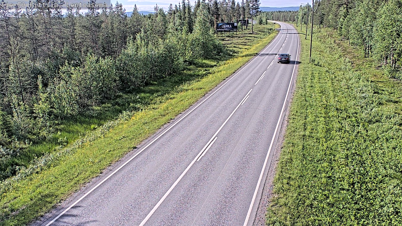 Kelikamerat Kuva Tie 79 Kittilä, Lentoasema, Kittilä, Lappi
