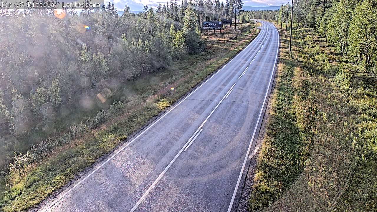 Kelikamerat Kuva Tie 79 Kittilä, Lentoasema, Kittilä, Lappi