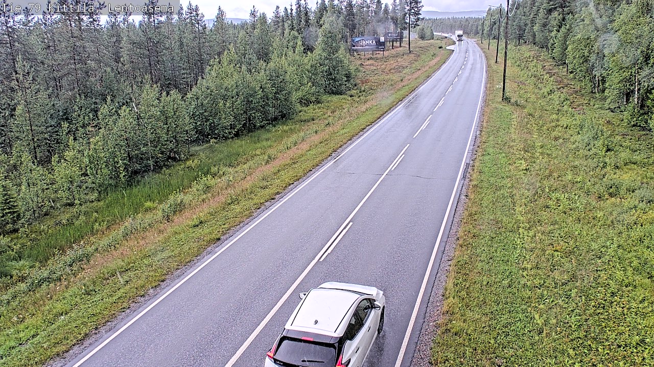 Kelikamerat Kuva Tie 79 Kittilä, Lentoasema, Kittilä, Lappi