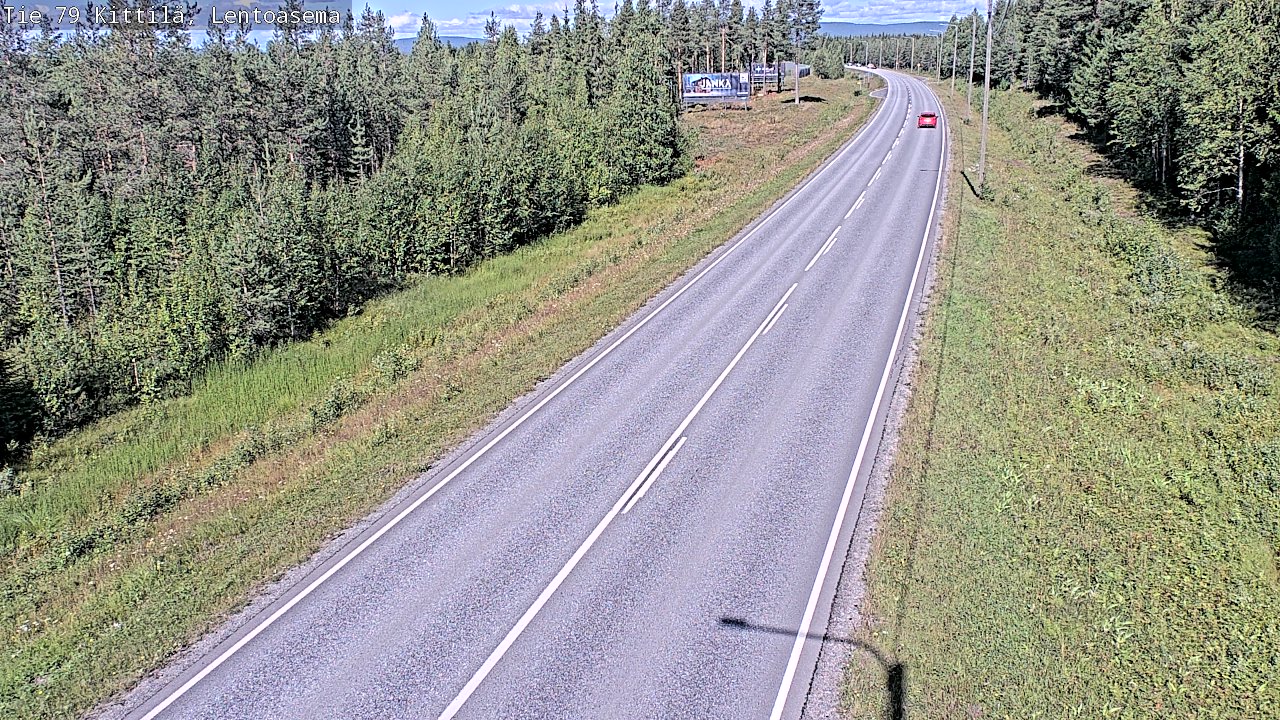 Weather Camera Image Road 79 Kittilä, Lentoasema, Kittilä, Lappi