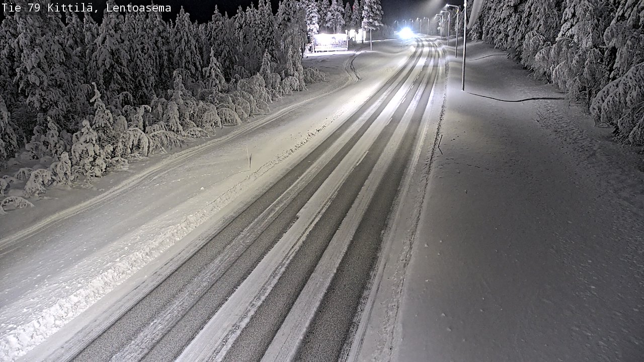 Kelikamerat Kuva Tie 79 Kittilä, Lentoasema, Kittilä, Lappi