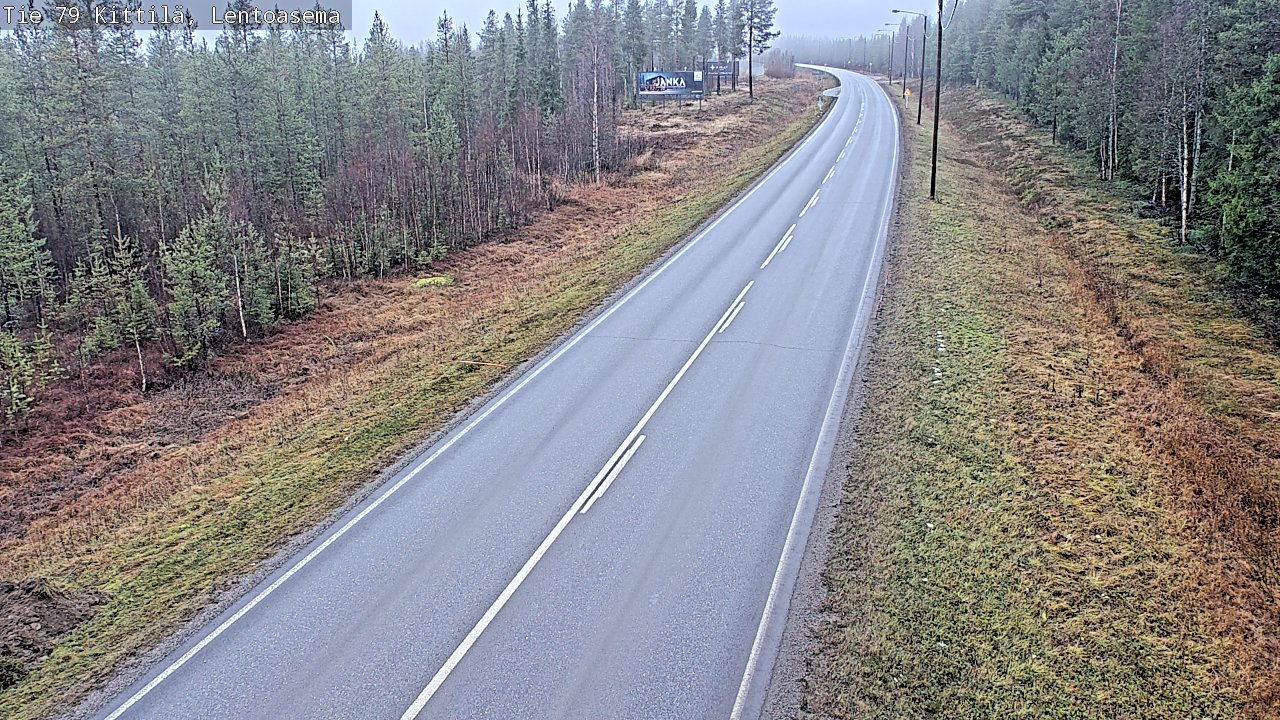 Kelikamerat Kuva Tie 79 Kittilä, Lentoasema, Kittilä, Lappi