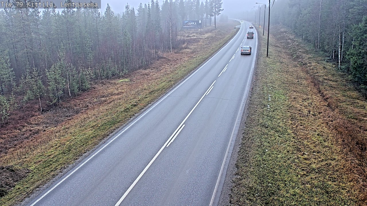 Kelikamerat Kuva Tie 79 Kittilä, Lentoasema, Kittilä, Lappi