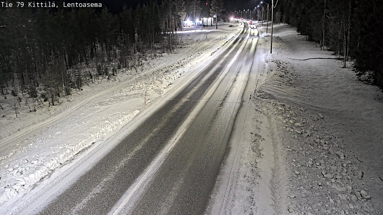 Kelikamerat Kuva Tie 79 Kittilä, Lentoasema, Kittilä, Lappi