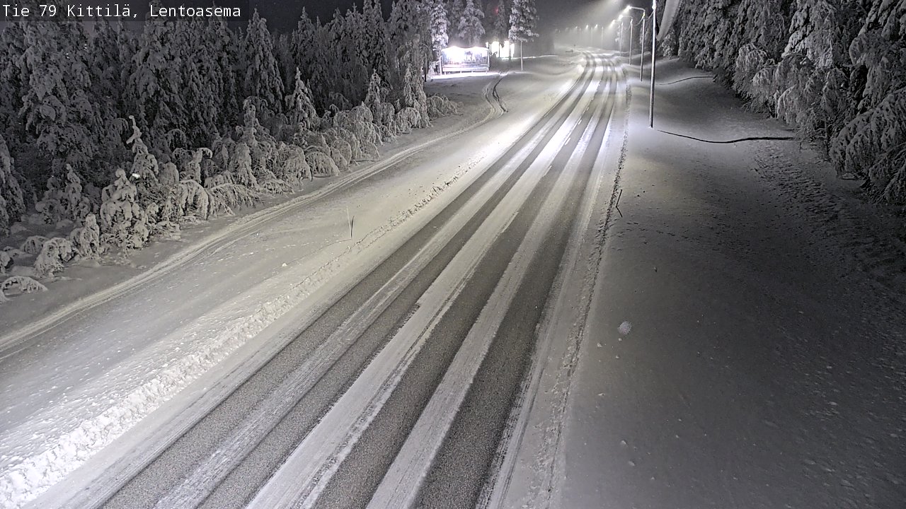 Kelikamerat Kuva Tie 79 Kittilä, Lentoasema, Kittilä, Lappi