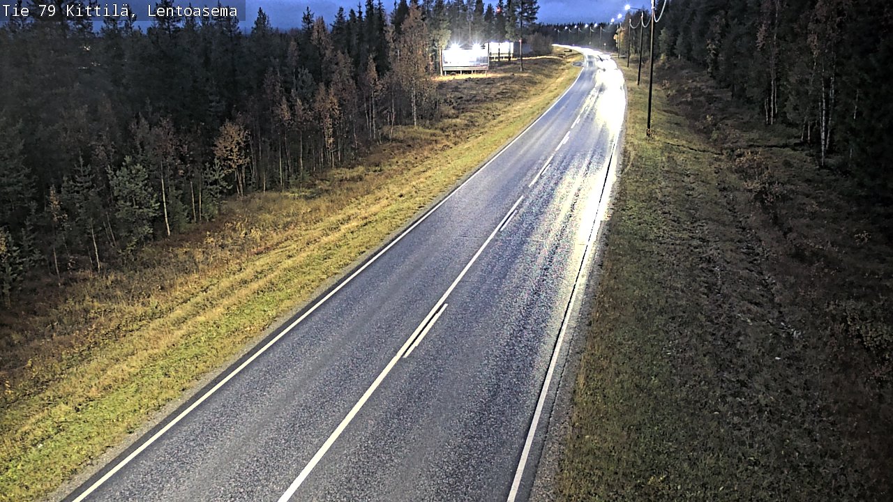 Kelikamerat Kuva Tie 79 Kittilä, Lentoasema, Kittilä, Lappi