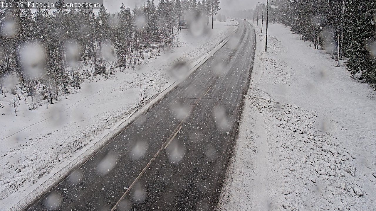 Weather Camera Image Road 79 Kittilä, Lentoasema, Kittilä, Lappi