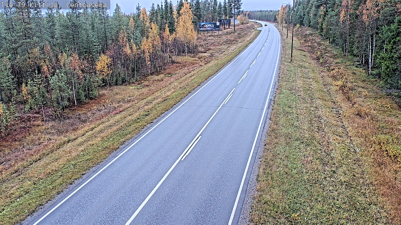 Kelikamerat Kuva Tie 79 Kittilä, Lentoasema, Kittilä, Lappi