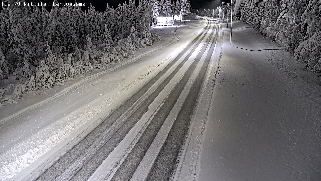 Kelikamerat Kuva Tie 79 Kittilä, Lentoasema, Kittilä, Lappi