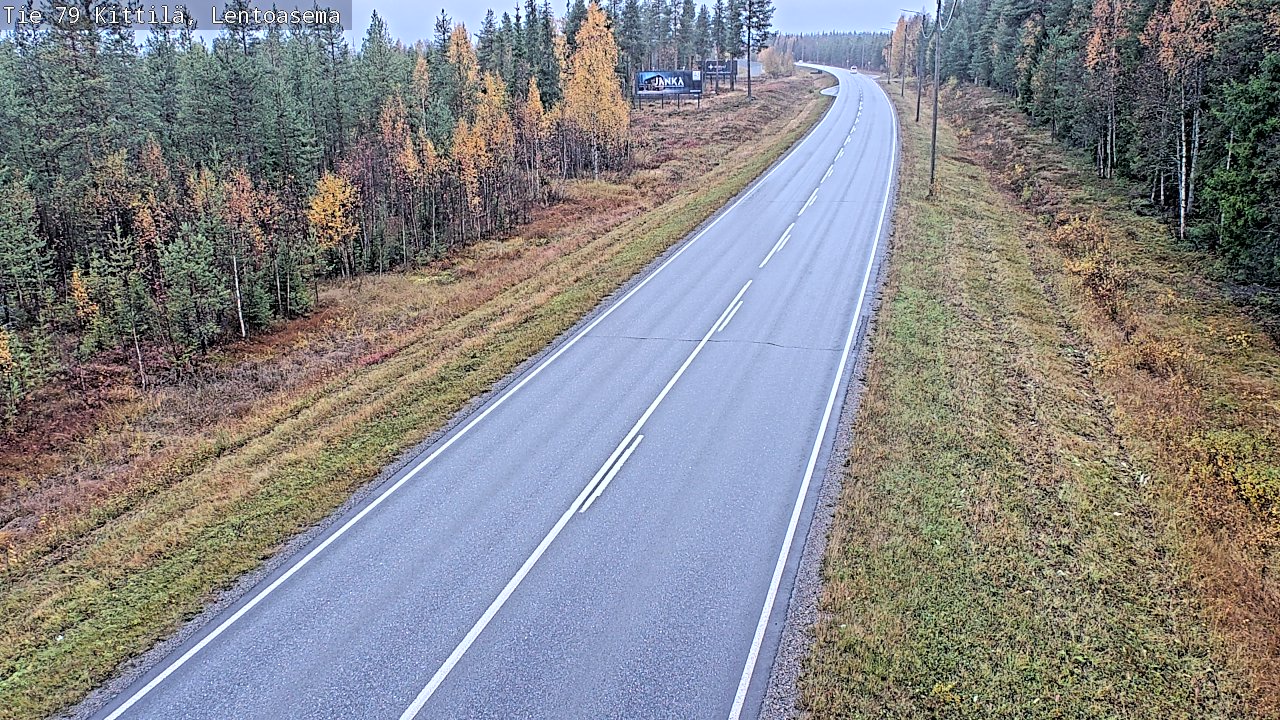 Kelikamerat Kuva Tie 79 Kittilä, Lentoasema, Kittilä, Lappi
