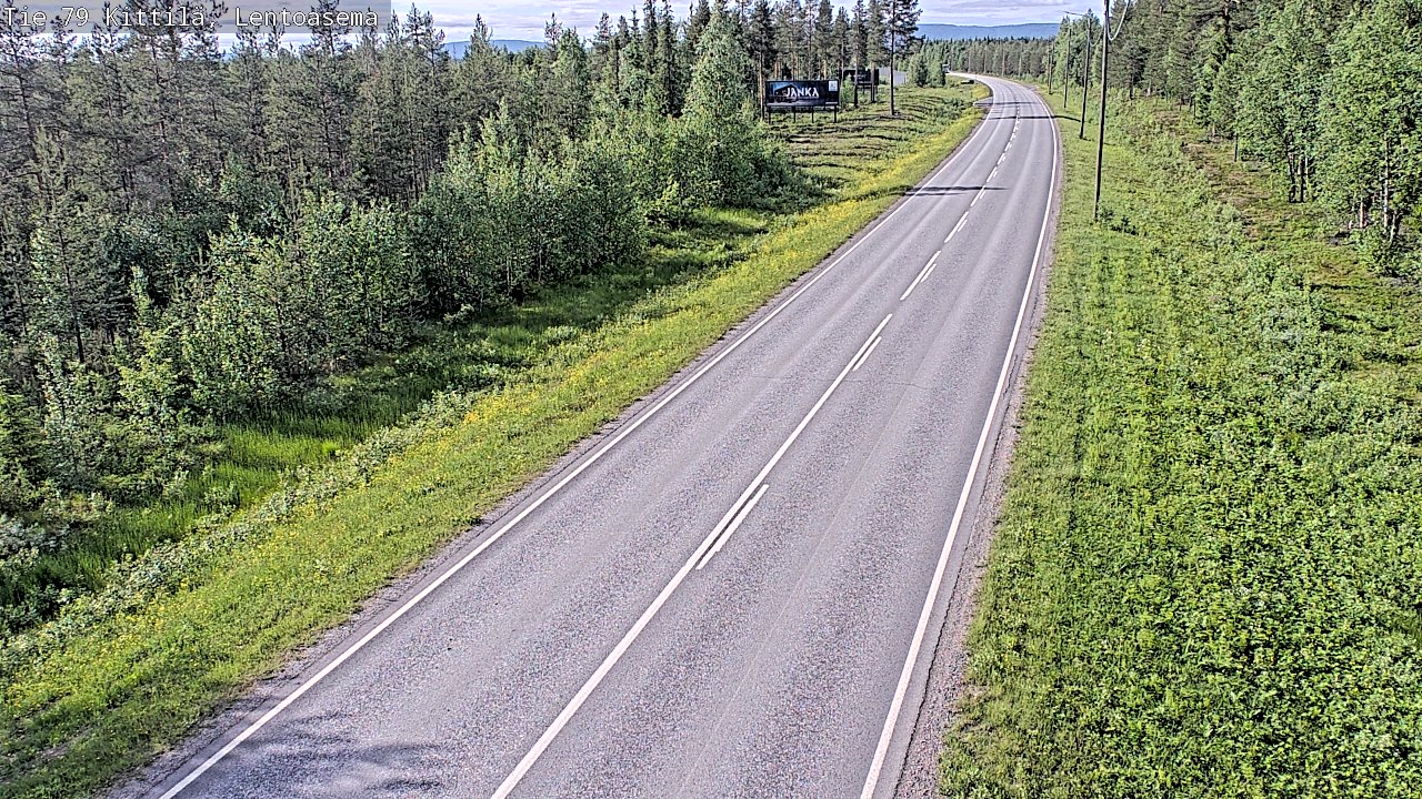 Kelikamerat Kuva Tie 79 Kittilä, Lentoasema, Kittilä, Lappi