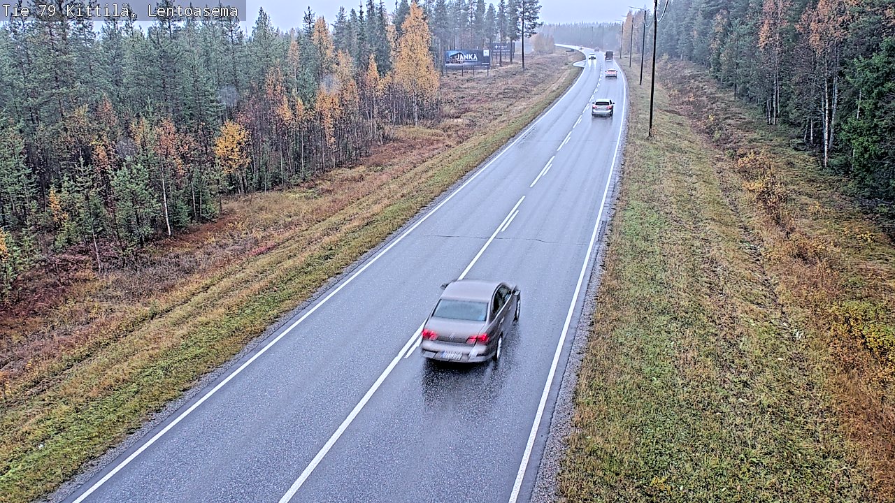 Kelikamerat Kuva Tie 79 Kittilä, Lentoasema, Kittilä, Lappi
