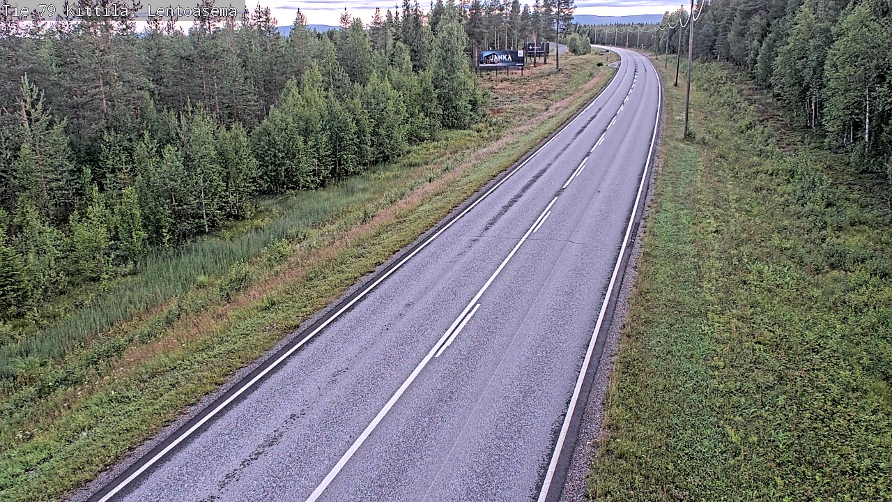Kelikamerat Kuva Tie 79 Kittilä, Lentoasema, Kittilä, Lappi
