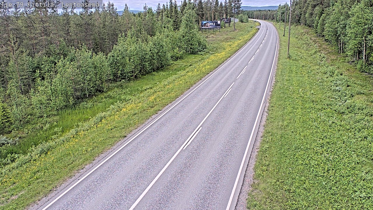 Kelikamerat Kuva Tie 79 Kittilä, Lentoasema, Kittilä, Lappi