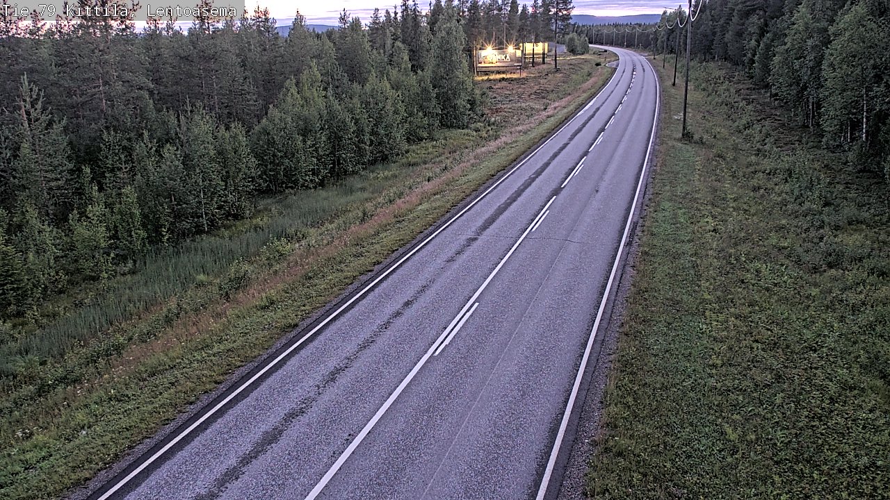 Kelikamerat Kuva Tie 79 Kittilä, Lentoasema, Kittilä, Lappi