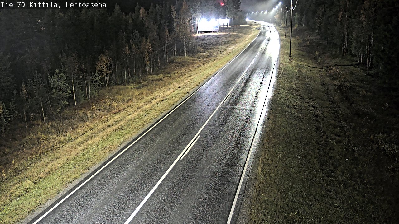Kelikamerat Kuva Tie 79 Kittilä, Lentoasema, Kittilä, Lappi