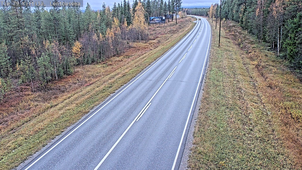 Weather Camera Image Road 79 Kittilä, Lentoasema, Kittilä, Lappi