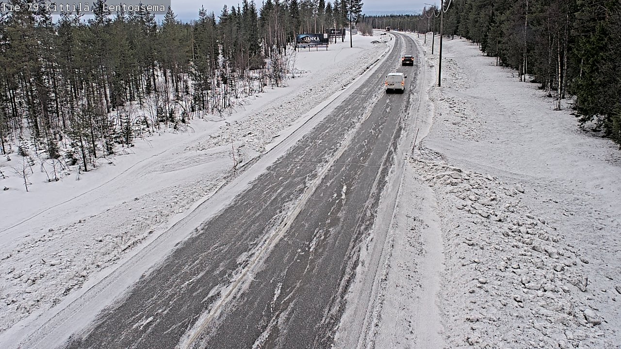 Kelikamerat Kuva Tie 79 Kittilä, Lentoasema, Kittilä, Lappi