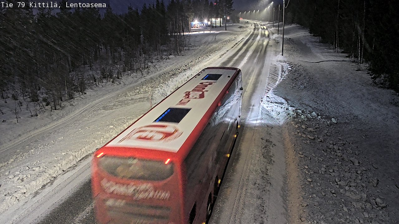 Kelikamerat Kuva Tie 79 Kittilä, Lentoasema, Kittilä, Lappi