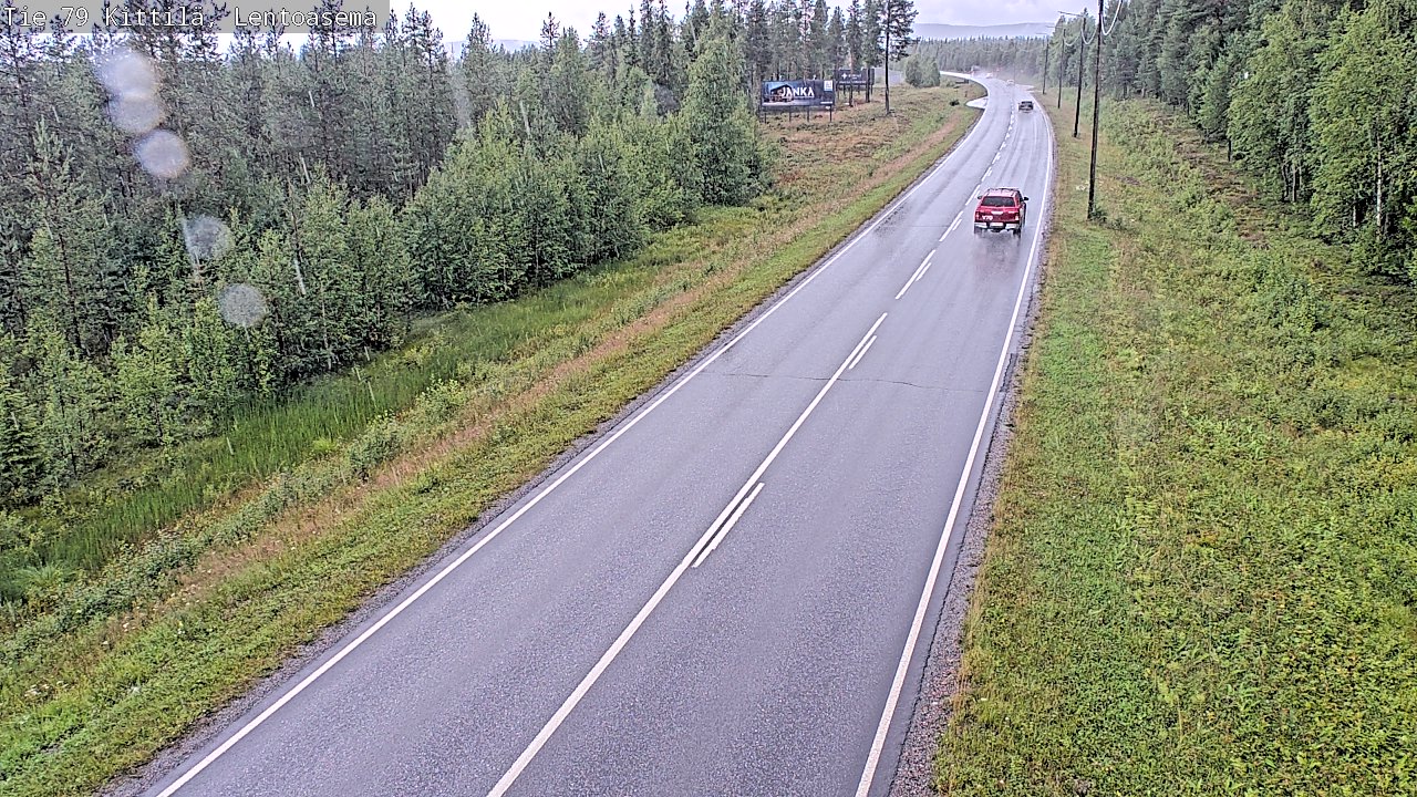Kelikamerat Kuva Tie 79 Kittilä, Lentoasema, Kittilä, Lappi