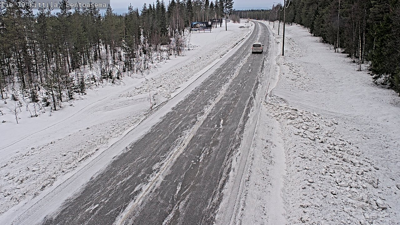 Kelikamerat Kuva Tie 79 Kittilä, Lentoasema, Kittilä, Lappi