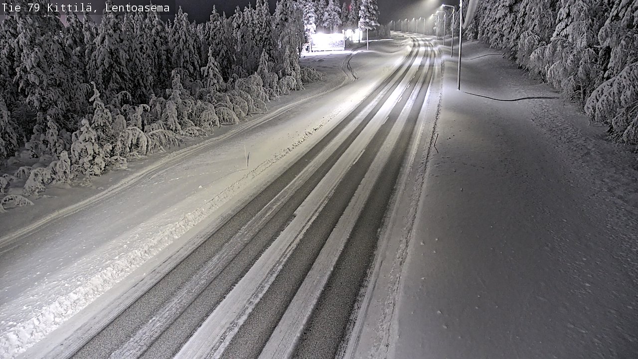 Kelikamerat Kuva Tie 79 Kittilä, Lentoasema, Kittilä, Lappi