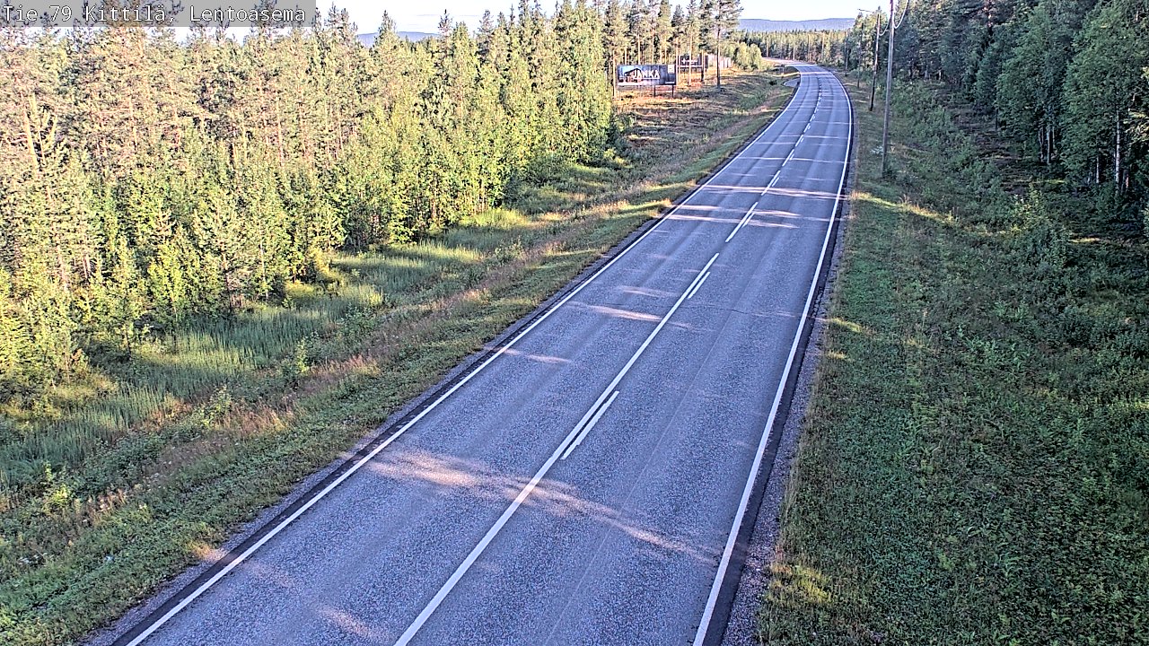Weather Camera Image Road 79 Kittilä, Lentoasema, Kittilä, Lappi