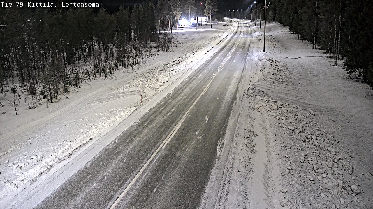 Kelikamerat Kuva Tie 79 Kittilä, Lentoasema, Kittilä, Lappi