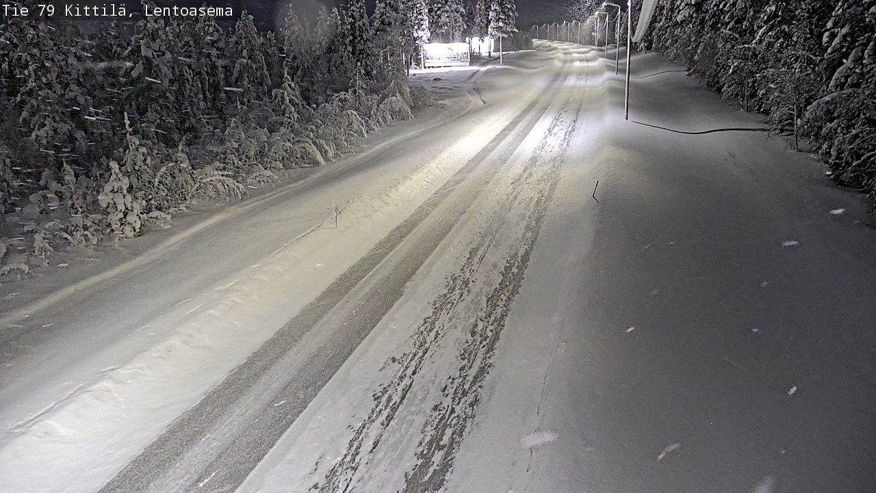 Weather Camera Image Road 79 Kittilä, Lentoasema, Kittilä, Lappi