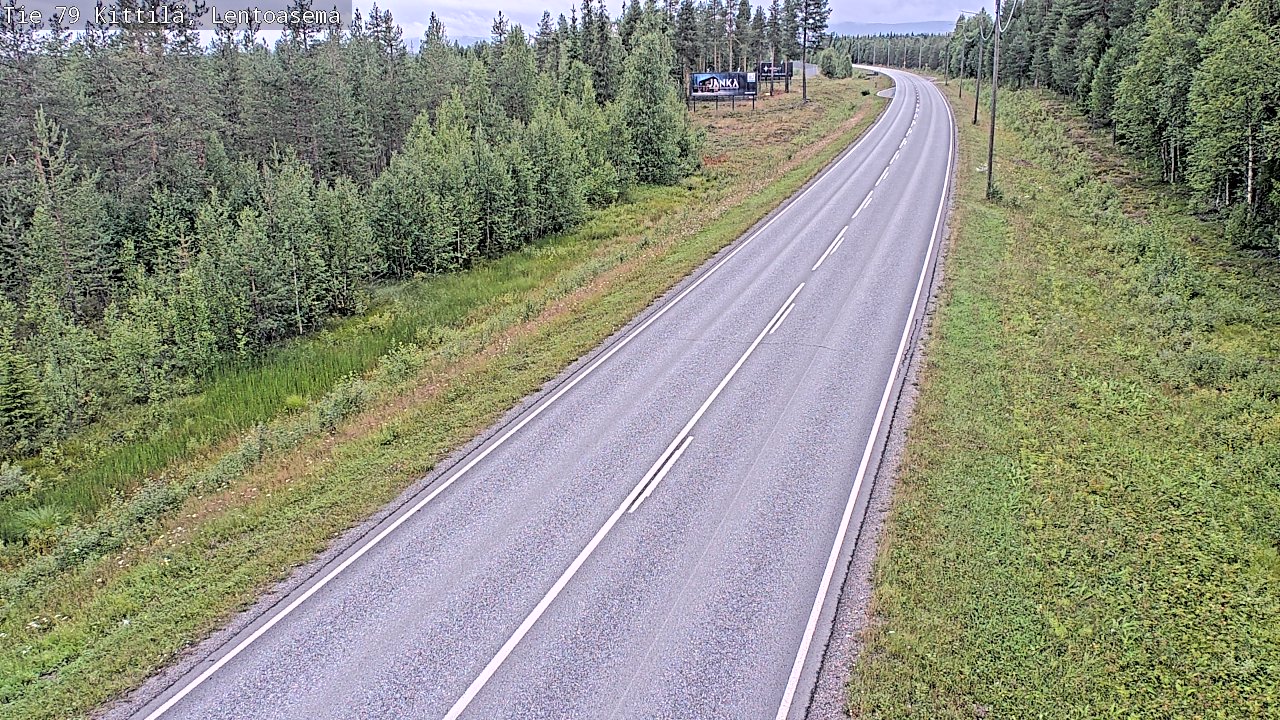 Kelikamerat Kuva Tie 79 Kittilä, Lentoasema, Kittilä, Lappi