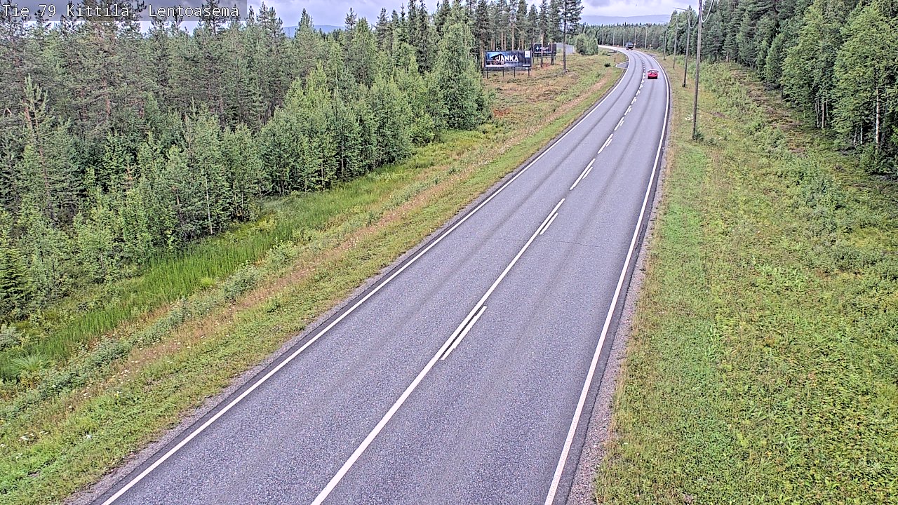 Kelikamerat Kuva Tie 79 Kittilä, Lentoasema, Kittilä, Lappi