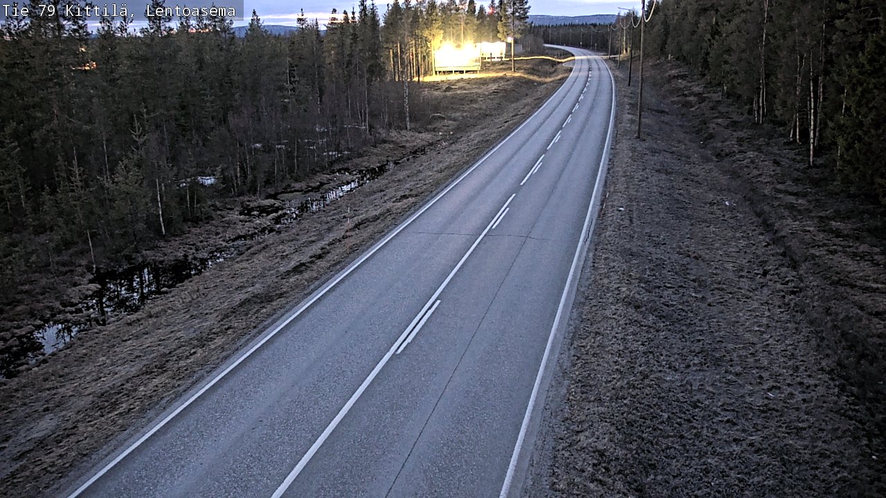 Weather Camera Image Road 79 Kittilä, Lentoasema, Kittilä, Lappi