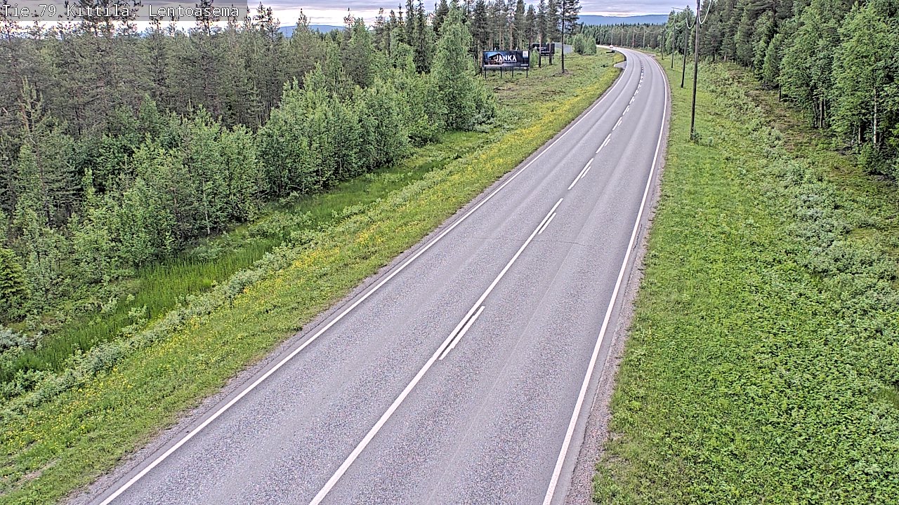 Kelikamerat Kuva Tie 79 Kittilä, Lentoasema, Kittilä, Lappi