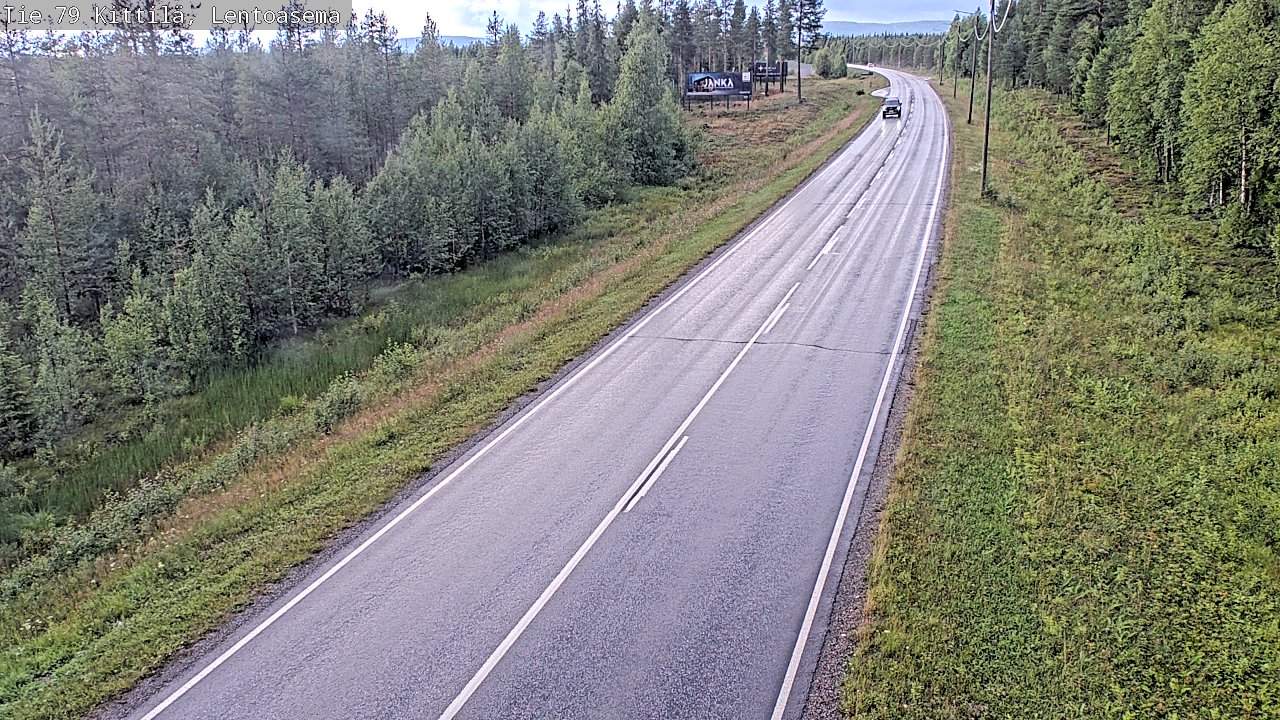 Kelikamerat Kuva Tie 79 Kittilä, Lentoasema, Kittilä, Lappi