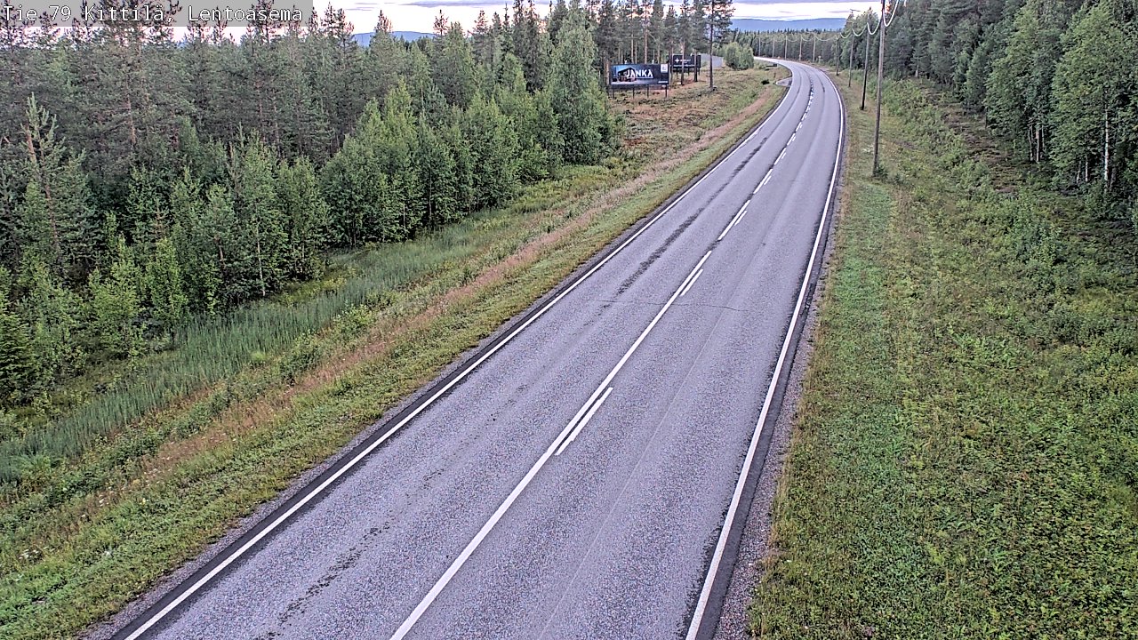 Kelikamerat Kuva Tie 79 Kittilä, Lentoasema, Kittilä, Lappi