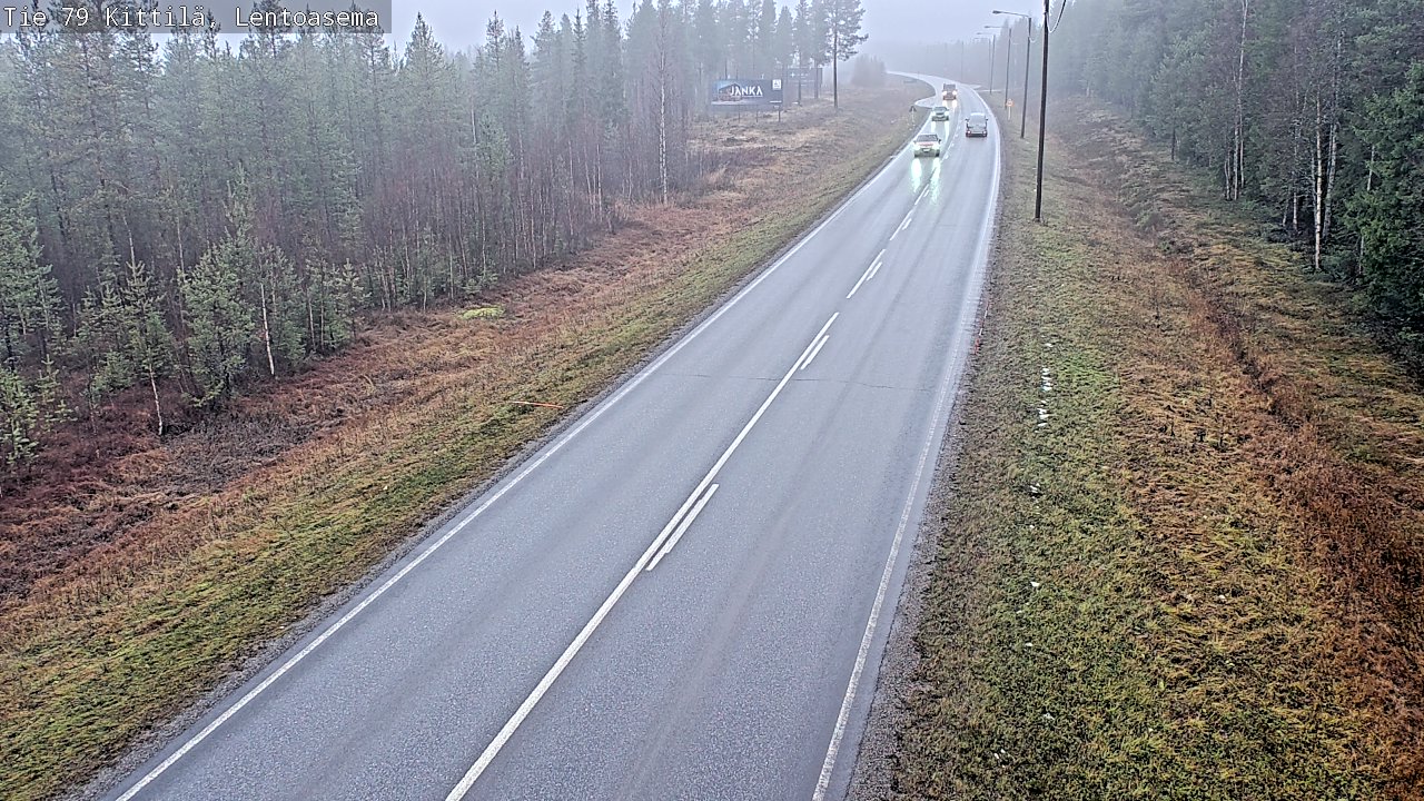 Kelikamerat Kuva Tie 79 Kittilä, Lentoasema, Kittilä, Lappi