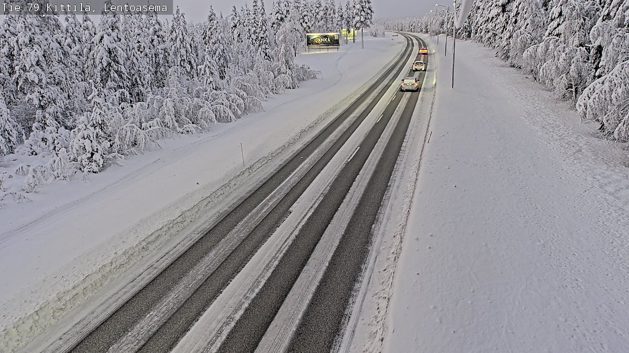 Kelikamerat Kuva Tie 79 Kittilä, Lentoasema, Kittilä, Lappi