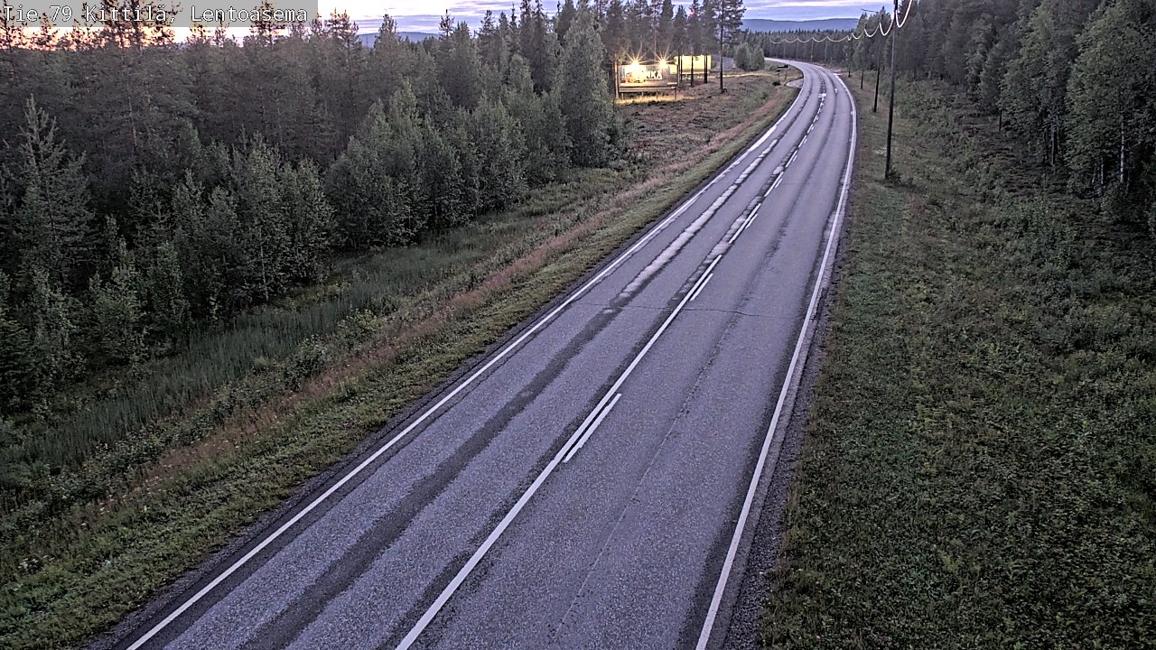 Kelikamerat Kuva Tie 79 Kittilä, Lentoasema, Kittilä, Lappi