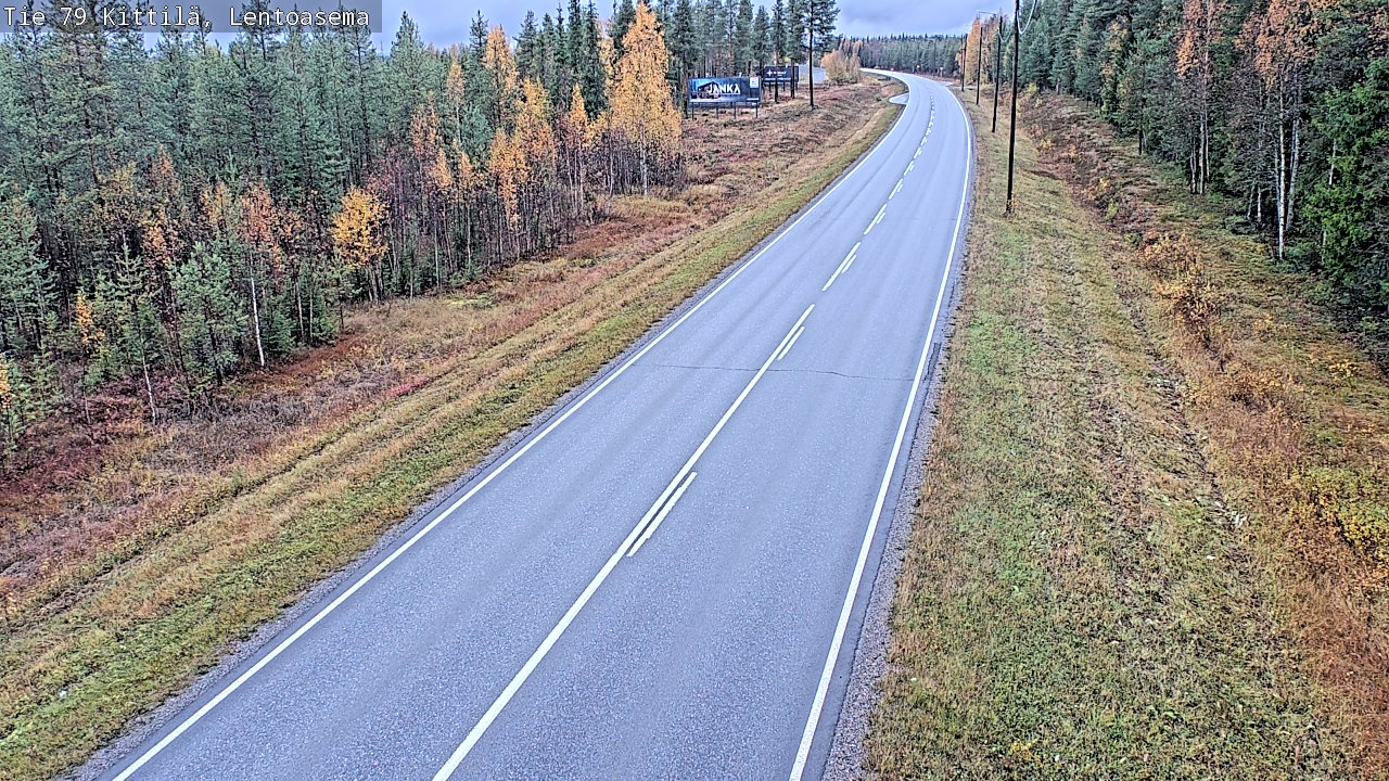 Kelikamerat Kuva Tie 79 Kittilä, Lentoasema, Kittilä, Lappi