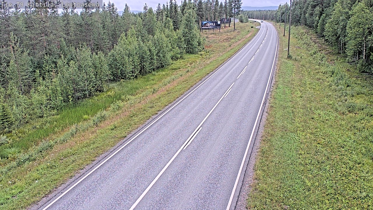Kelikamerat Kuva Tie 79 Kittilä, Lentoasema, Kittilä, Lappi