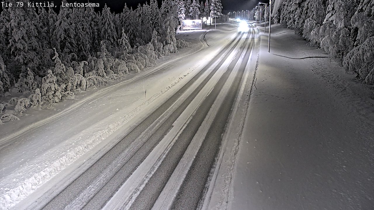 Kelikamerat Kuva Tie 79 Kittilä, Lentoasema, Kittilä, Lappi