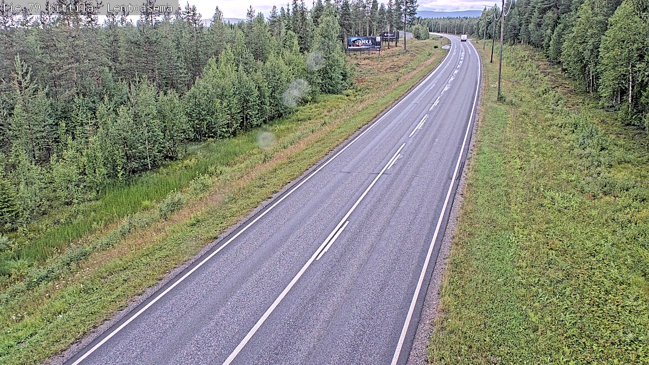 Kelikamerat Kuva Tie 79 Kittilä, Lentoasema, Kittilä, Lappi