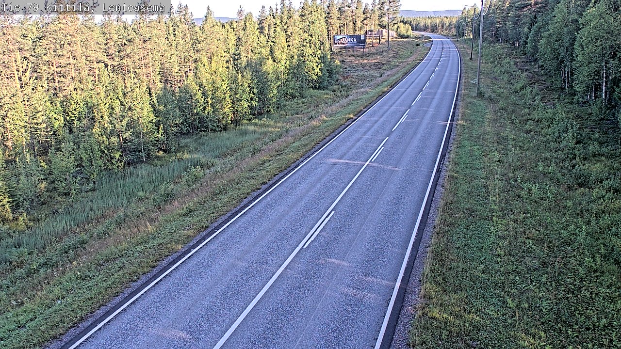 Weather Camera Image Road 79 Kittilä, Lentoasema, Kittilä, Lappi