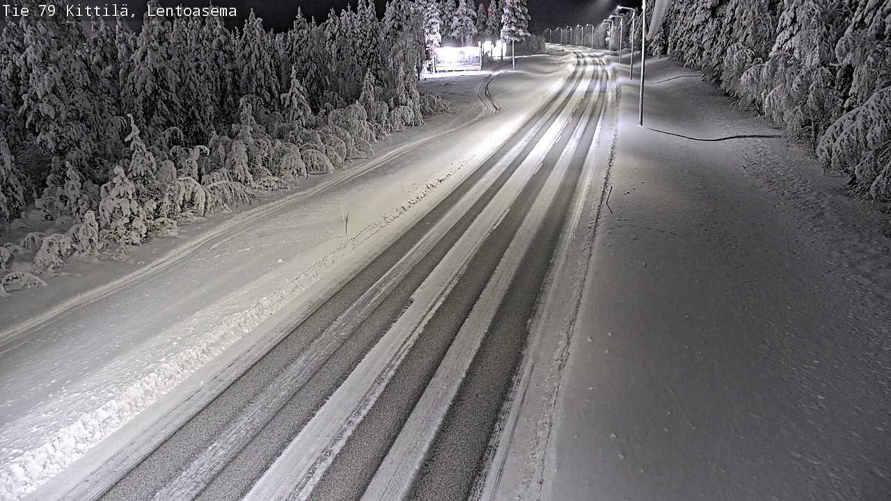 Kelikamerat Kuva Tie 79 Kittilä, Lentoasema, Kittilä, Lappi